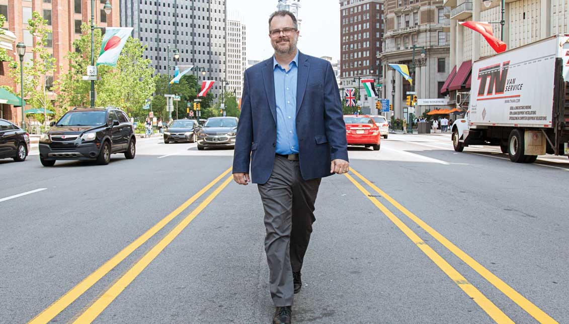 Peter Gonzales, President and CEO of The Welcoming Center for New Pennsylvanians. Photo: Sam Laub / AL DÍA News