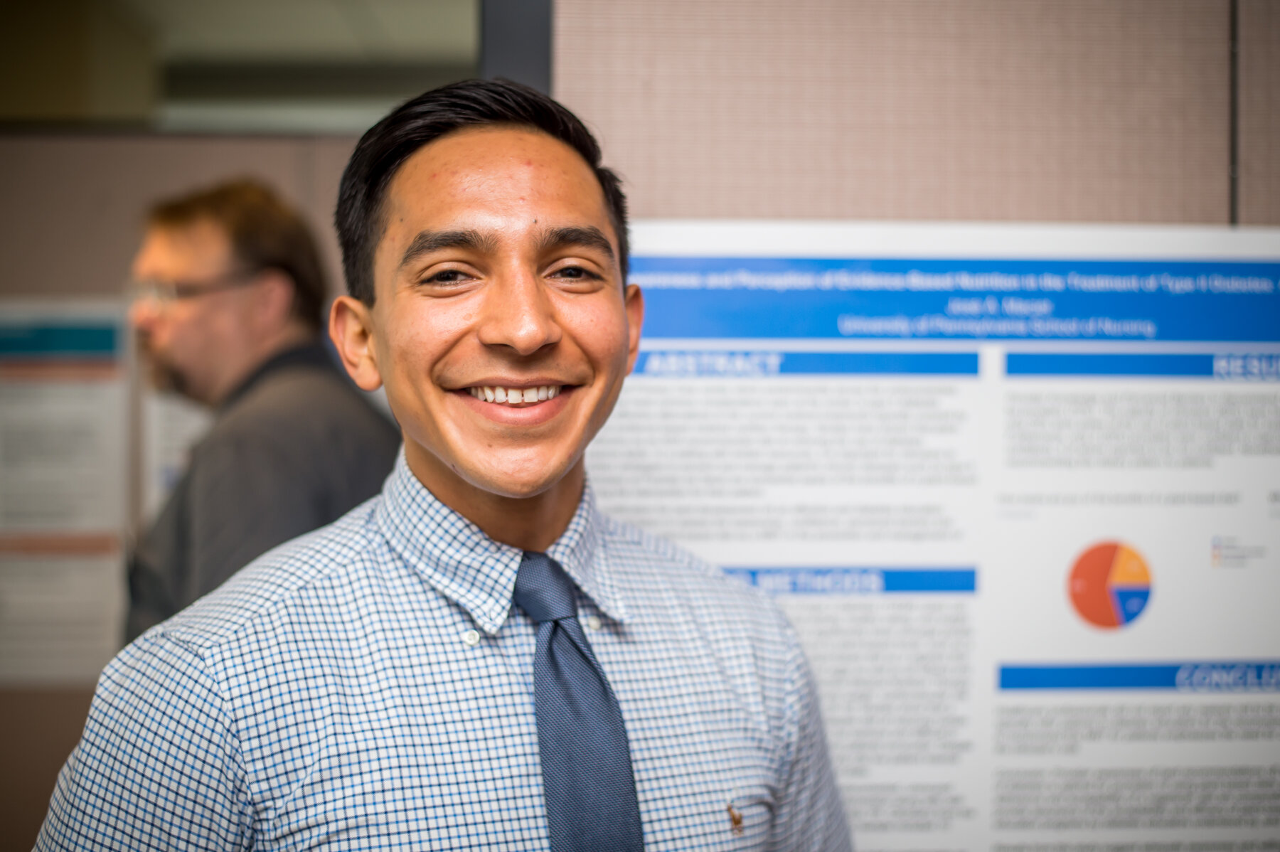 Jose Poster Presentation, Nursing Internship Program Recognition Event, Aug. 3, 2018